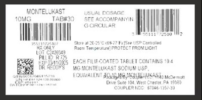 Label (Montelukast 10mg)